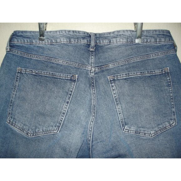 Old Navy Jeans Womens 18P x26" High Rise Curvy O.G. Straight Secret Pockets crop - Picture 5 of 7